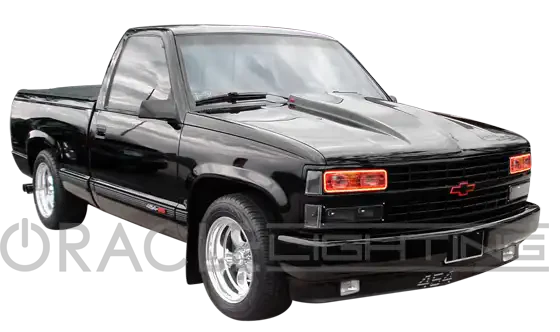 ORACLE Lighting 1988-1998 GMC Sierra LED Headlight Halo Kit - Image 3