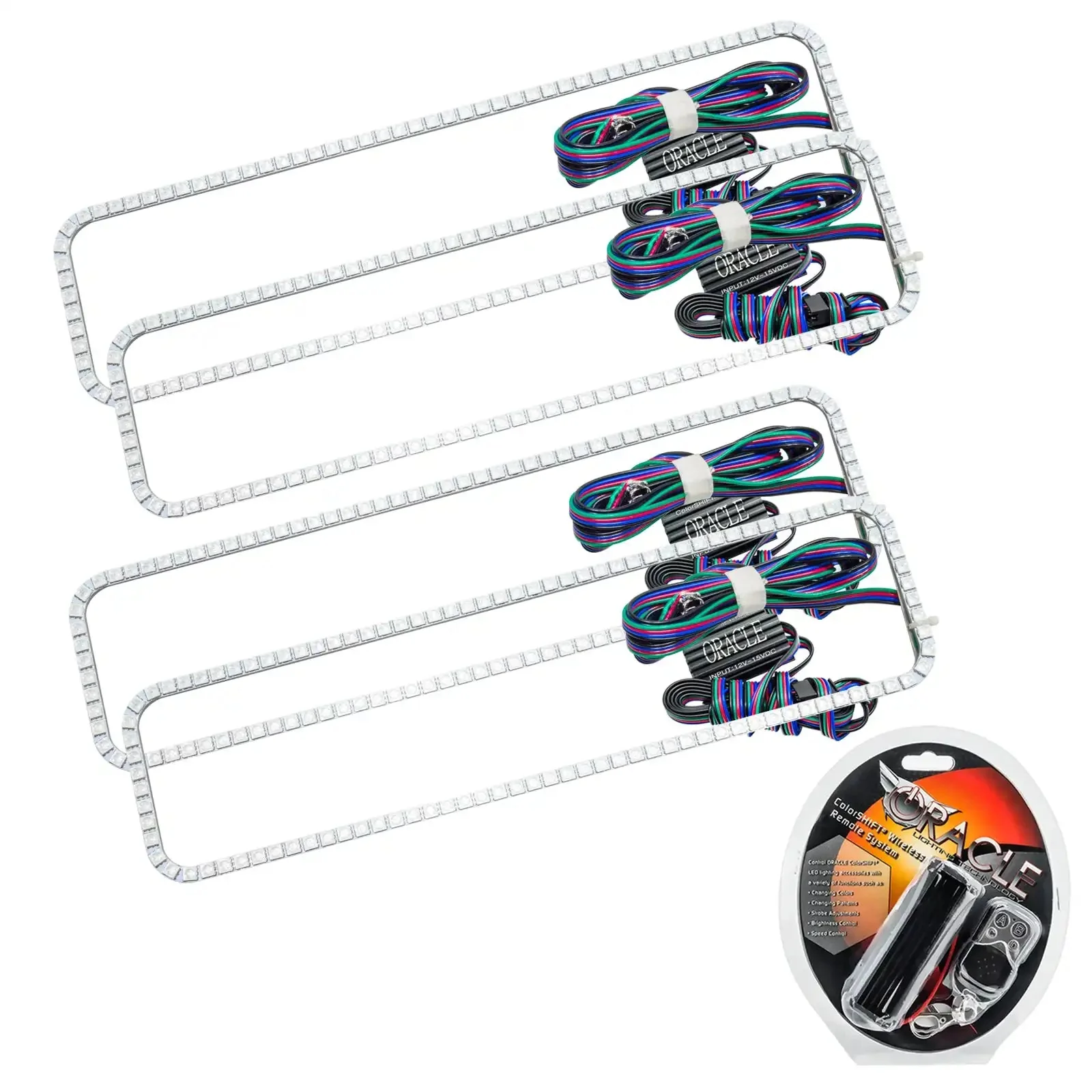 ORACLE Lighting 1992-1994 Chevrolet Blazer LED Dual Headlight Halo Kit - Image 7