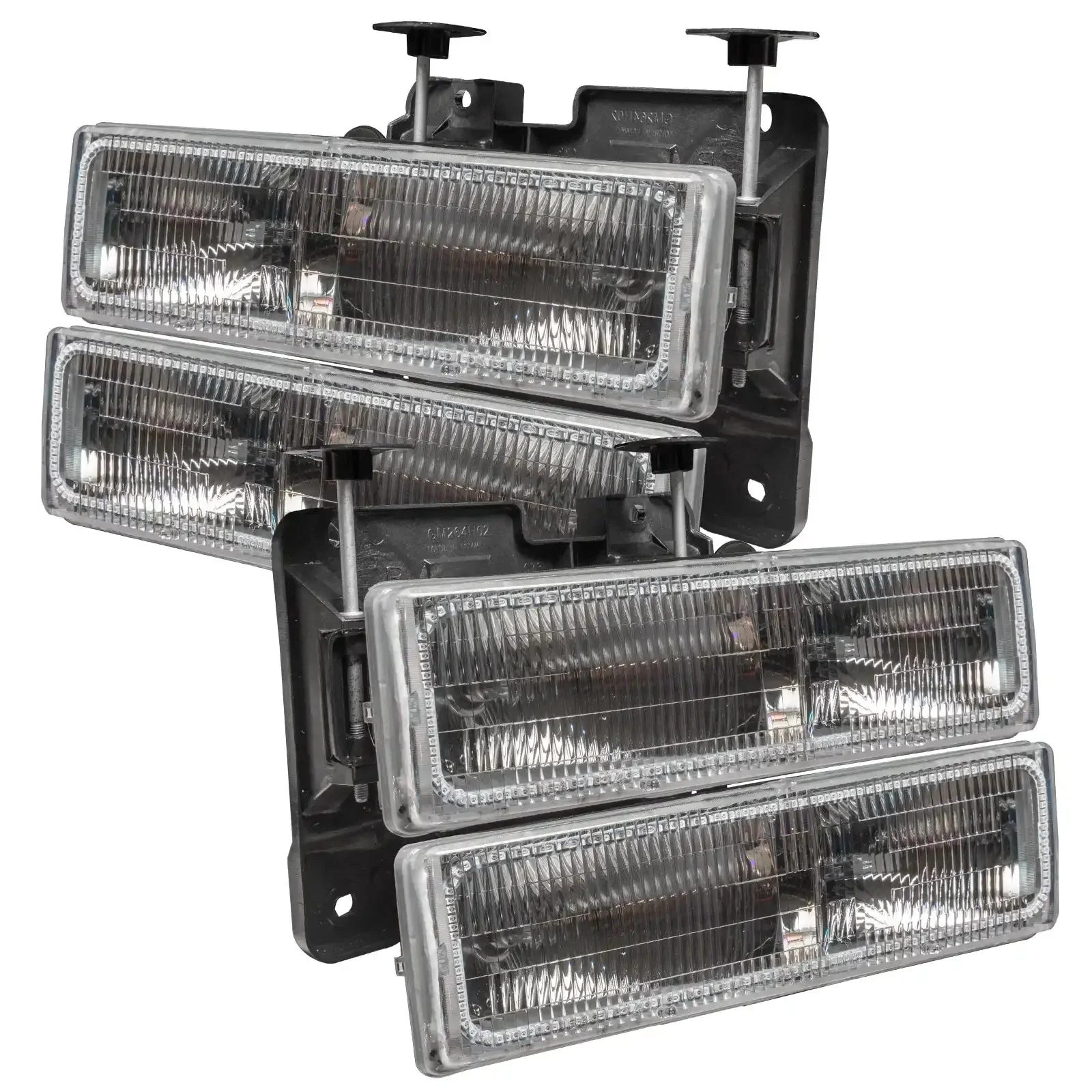 ORACLE Lighting 1992-1999 GMC Yukon Pre-Assembled Halo Headlights - Image 3