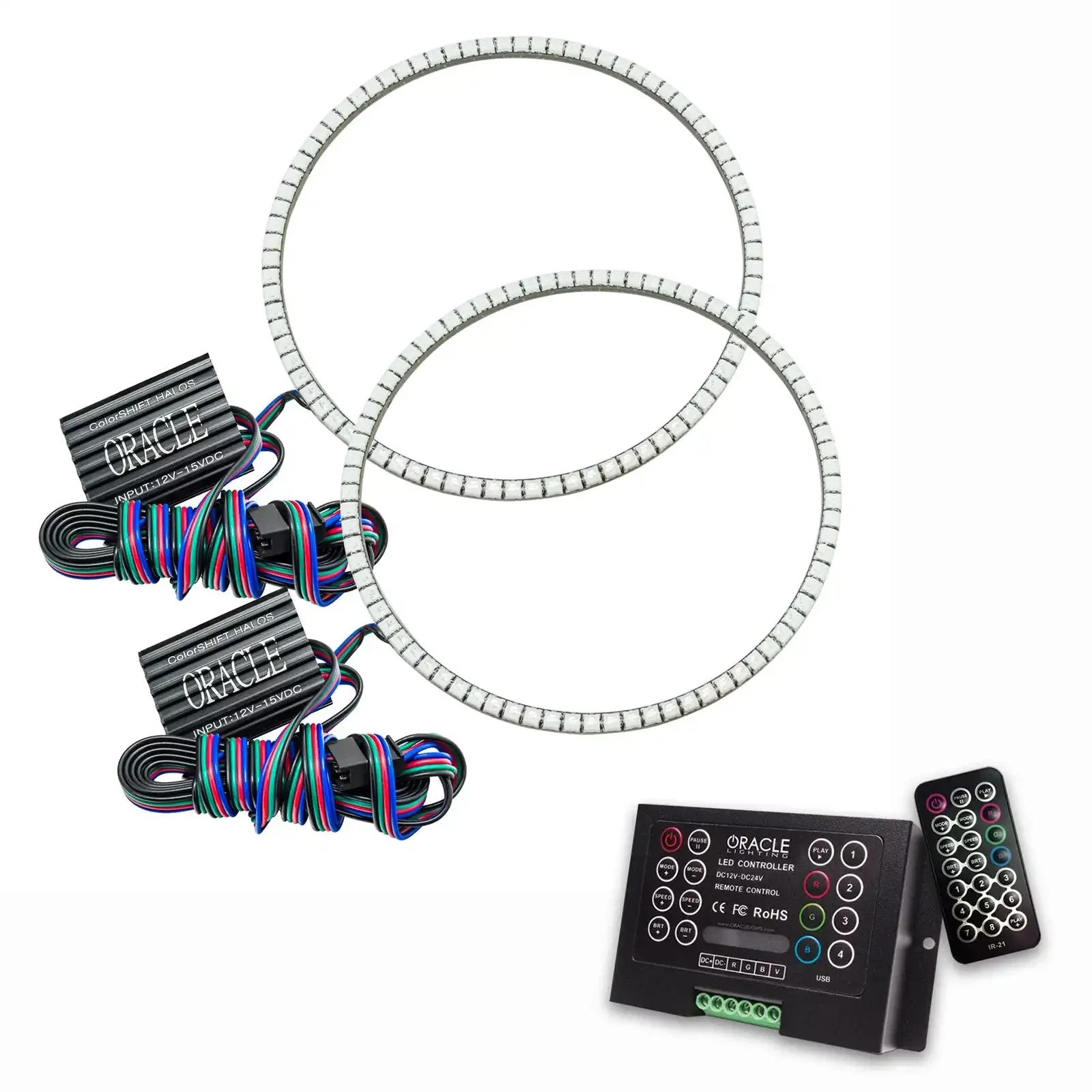 ORACLE Lighting 1992-2006 Hummer H1 LED Surface Mount Headlight Halo Kit - Image 5