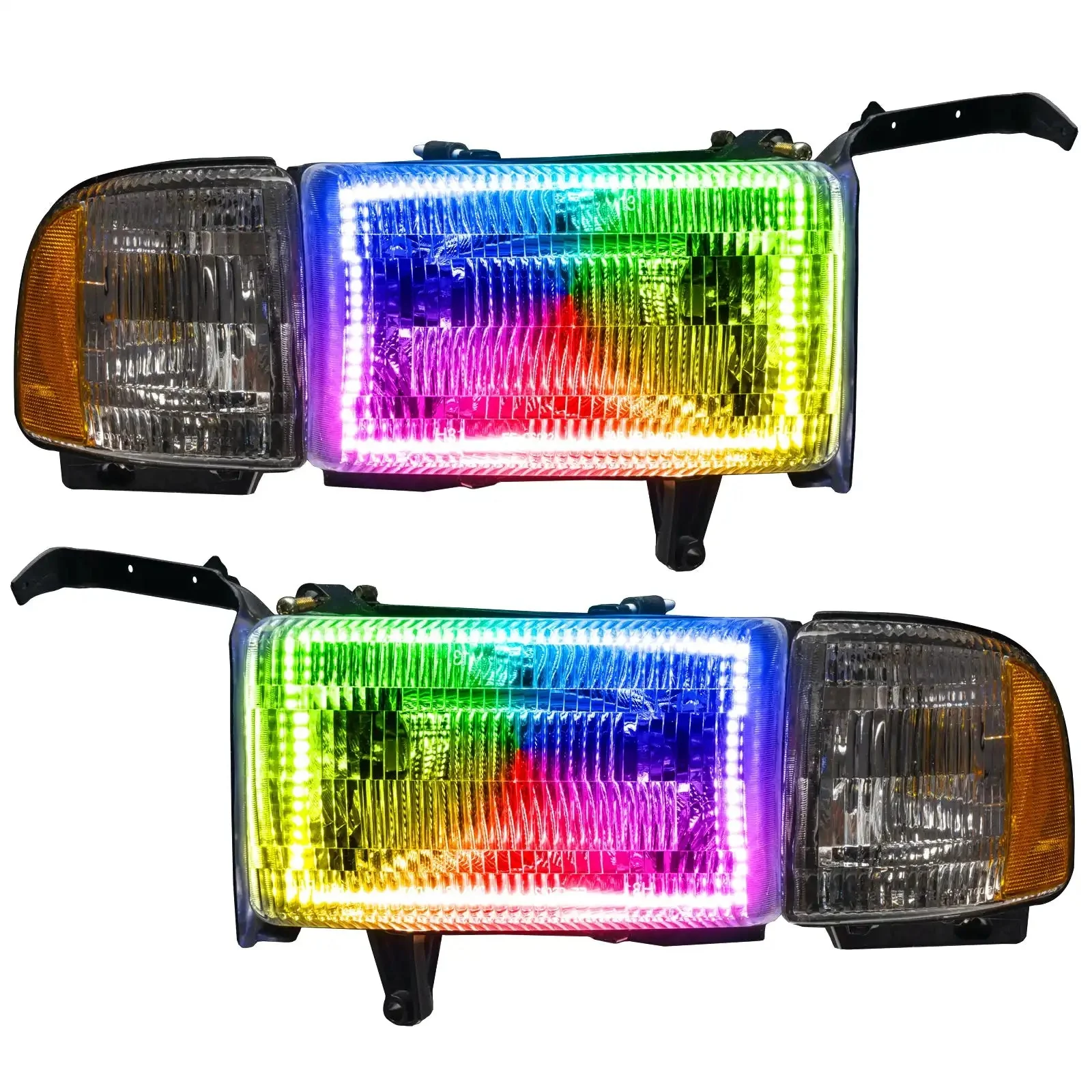 ORACLE Lighting 1994-2002 Dodge Ram 1500/2500/3500 Pre-Assembled Halo Headlights - Image 3