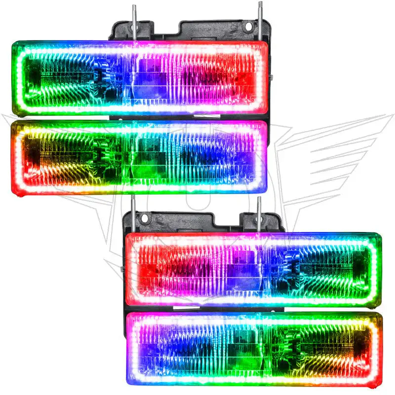 ORACLE Lighting 1995-2000 Chevrolet Tahoe Pre-Assembled Halo Headlights - Image 6