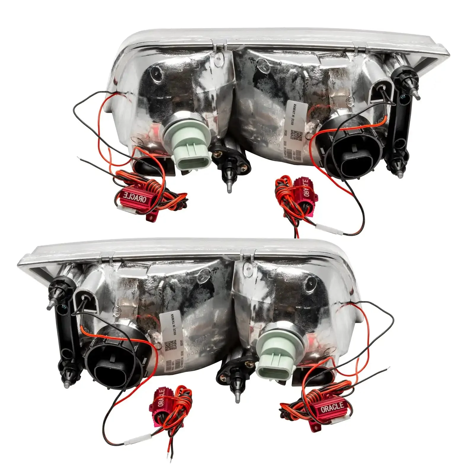 ORACLE Lighting 1998-2011 Ford Crown Victoria Pre-assembled Halo Headlights - Halogen - Chrome Housing - Image 4