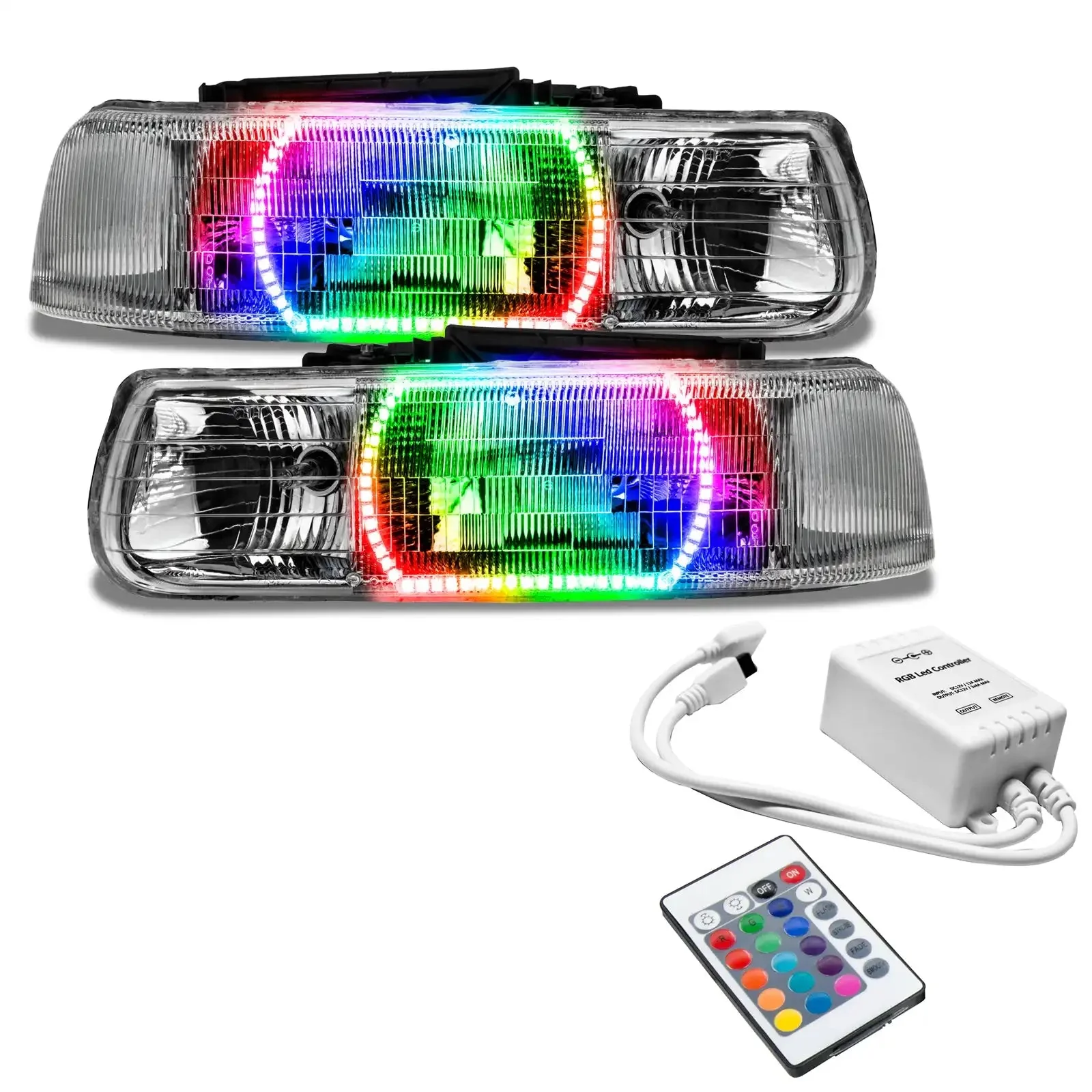 2000-2006 GMC Yukon Pre-Assembled Headlights - Image 3