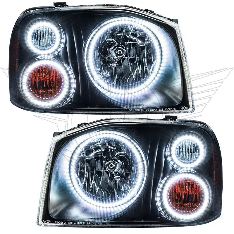ORACLE Lighting 2001-2004 Nissan Frontier LED Triple Halo Headlight Kit - Image 7