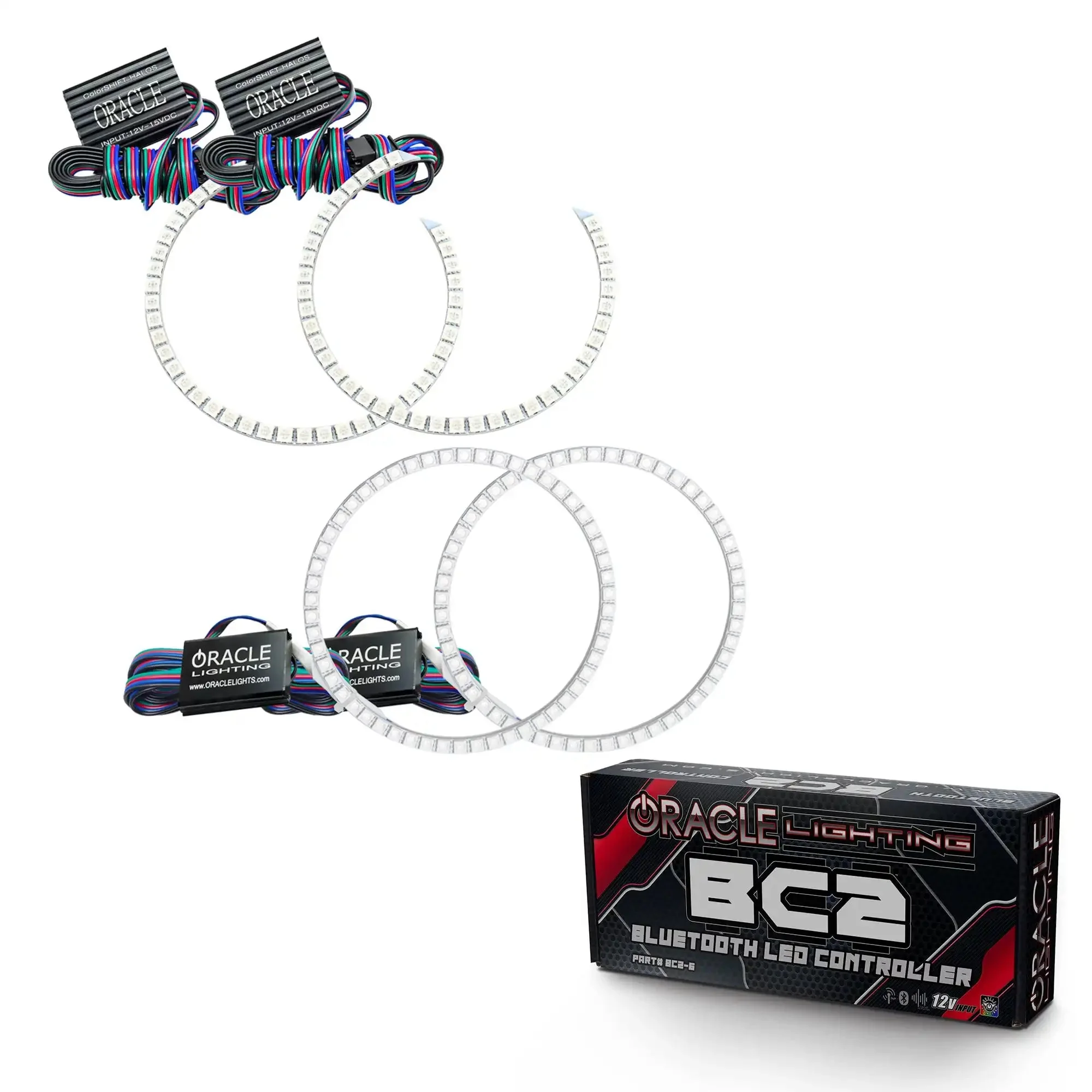 ORACLE Lighting 2002-2009 Chevrolet TrailBlazer LED Headlight Halo Kit - Image 7