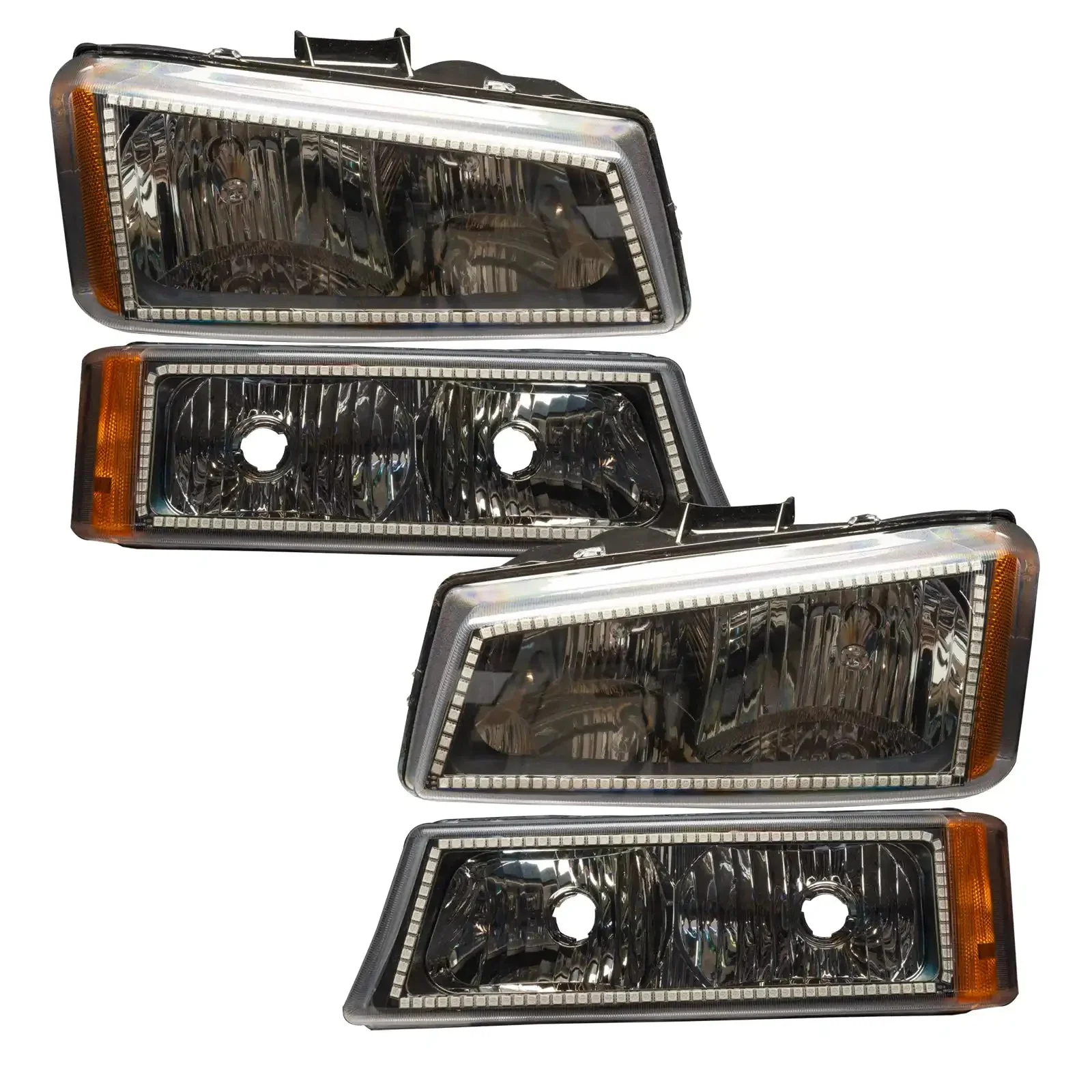 2003-2006 Chevy Silverado Pre-Assembled Headlights w/ Parking Lights - Image 10