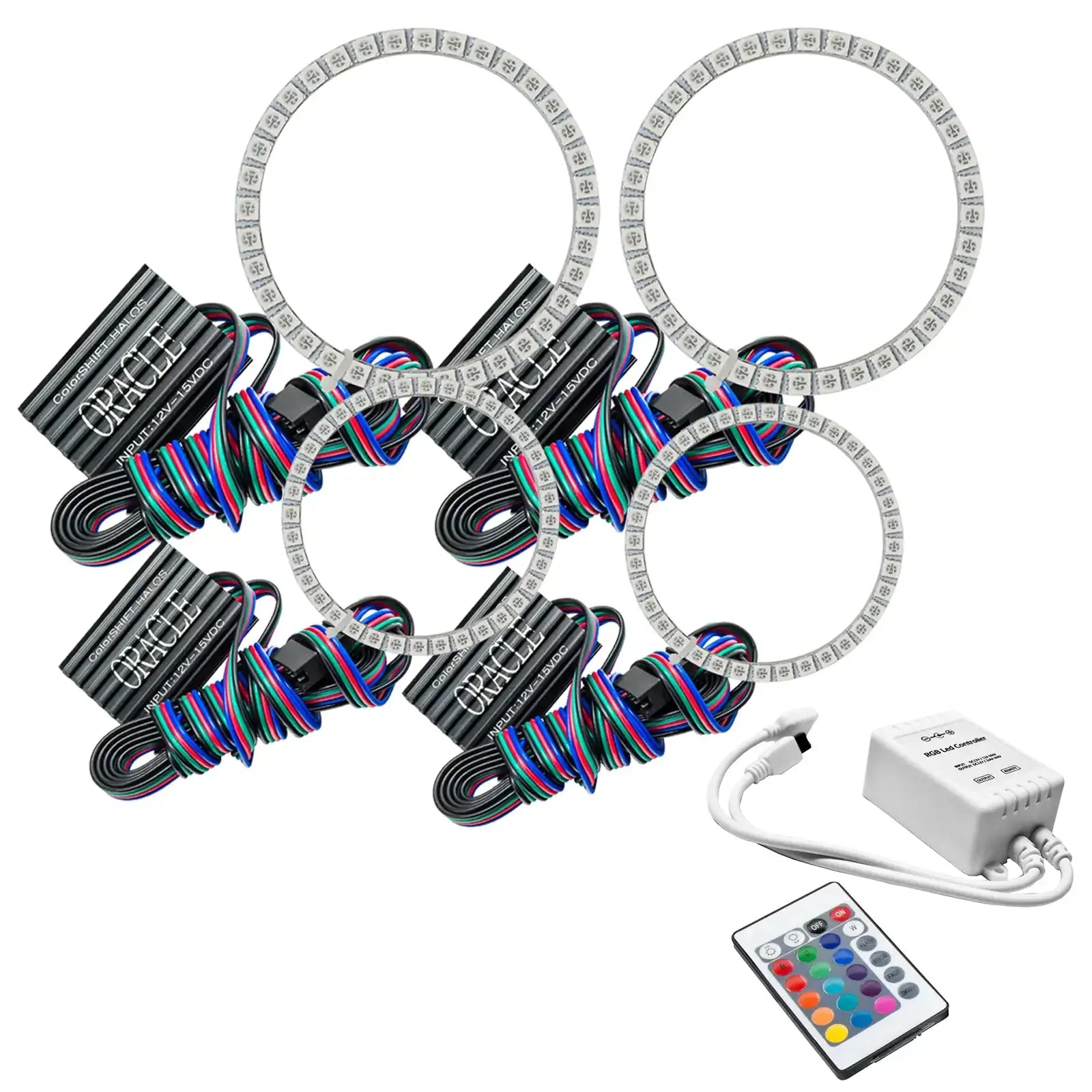 ORACLE Lighting 2003-2008 Volvo XC90 LED Headlight Halo Kit - Image 4