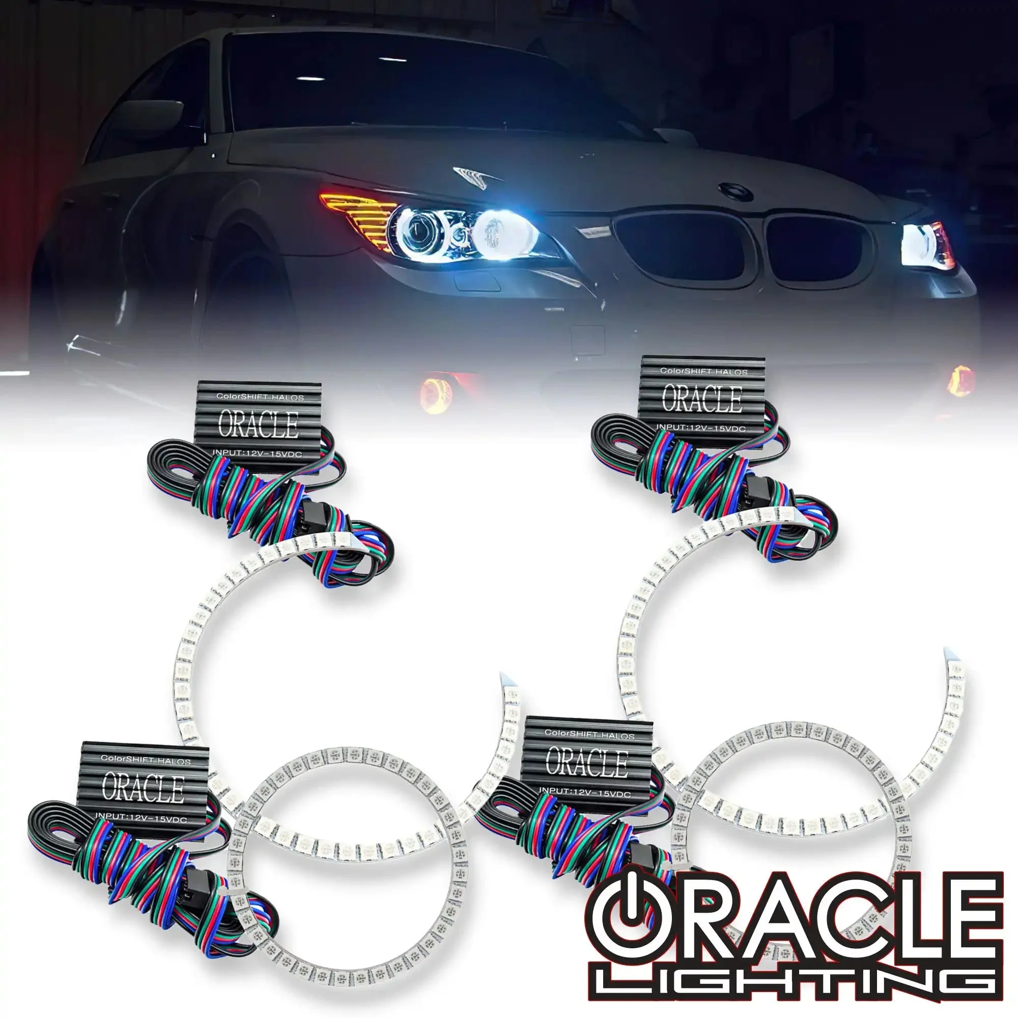 2003-2010 BMW 5 Series ORACLE Headlight Halo Kit-E60