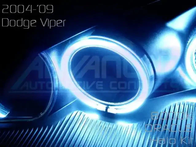ORACLE Lighting 2003-2012 Dodge Viper SRT-10 LED Headlight Halo Kit - Image 3