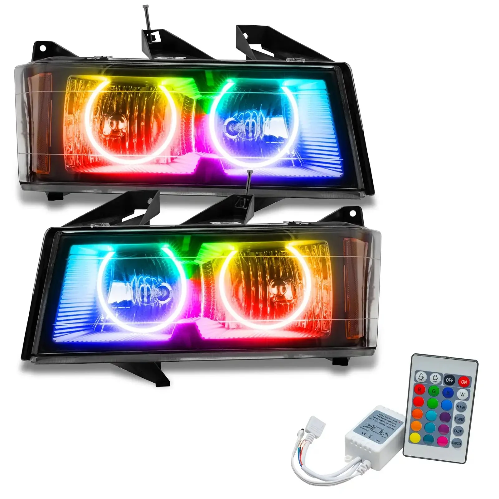 ORACLE Lighting 2004-2012 Chevrolet Colorado Pre-Assembled LED Halo Headlights - Image 11