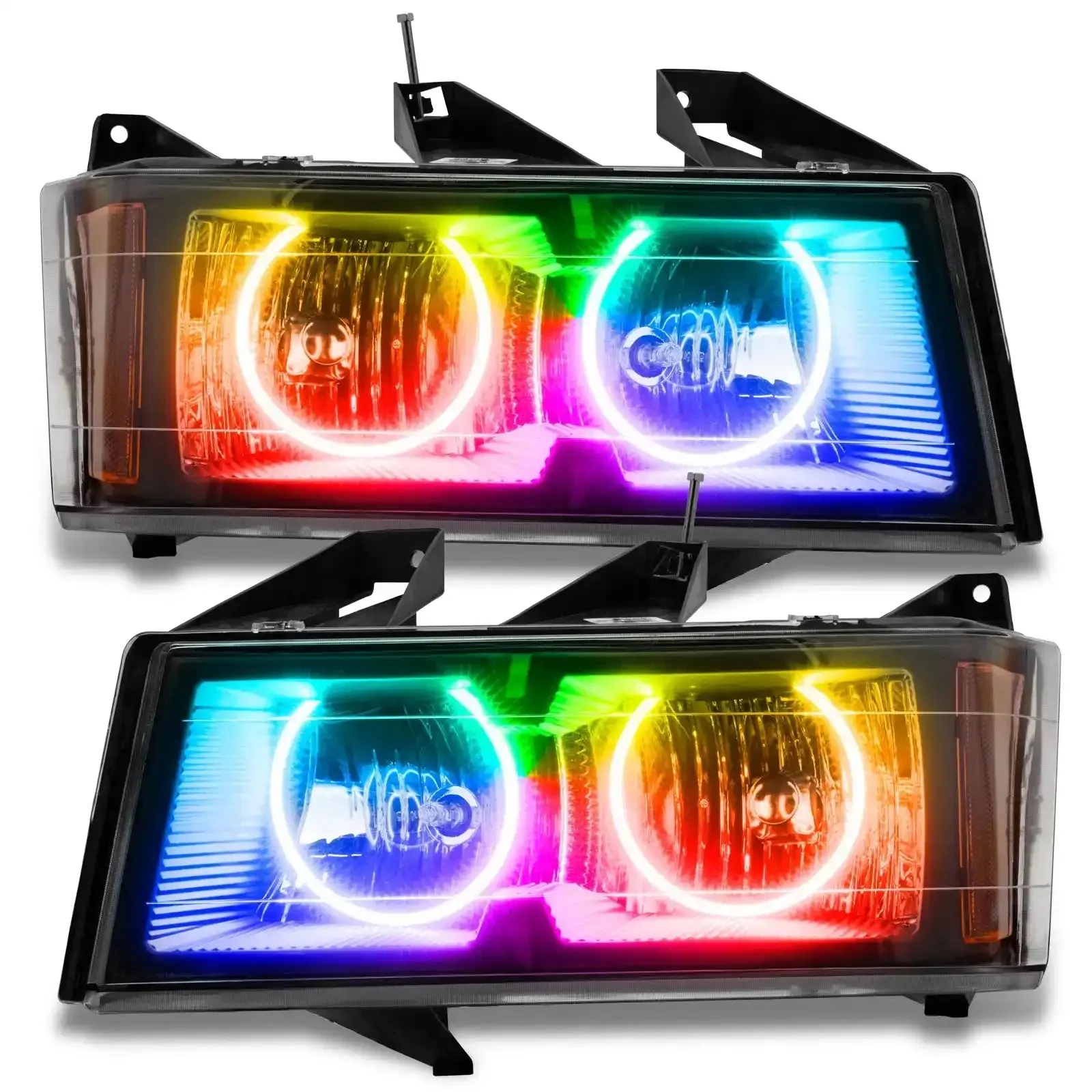 ORACLE Lighting 2004-2012 Chevrolet Colorado Pre-Assembled LED Halo Headlights - Image 17