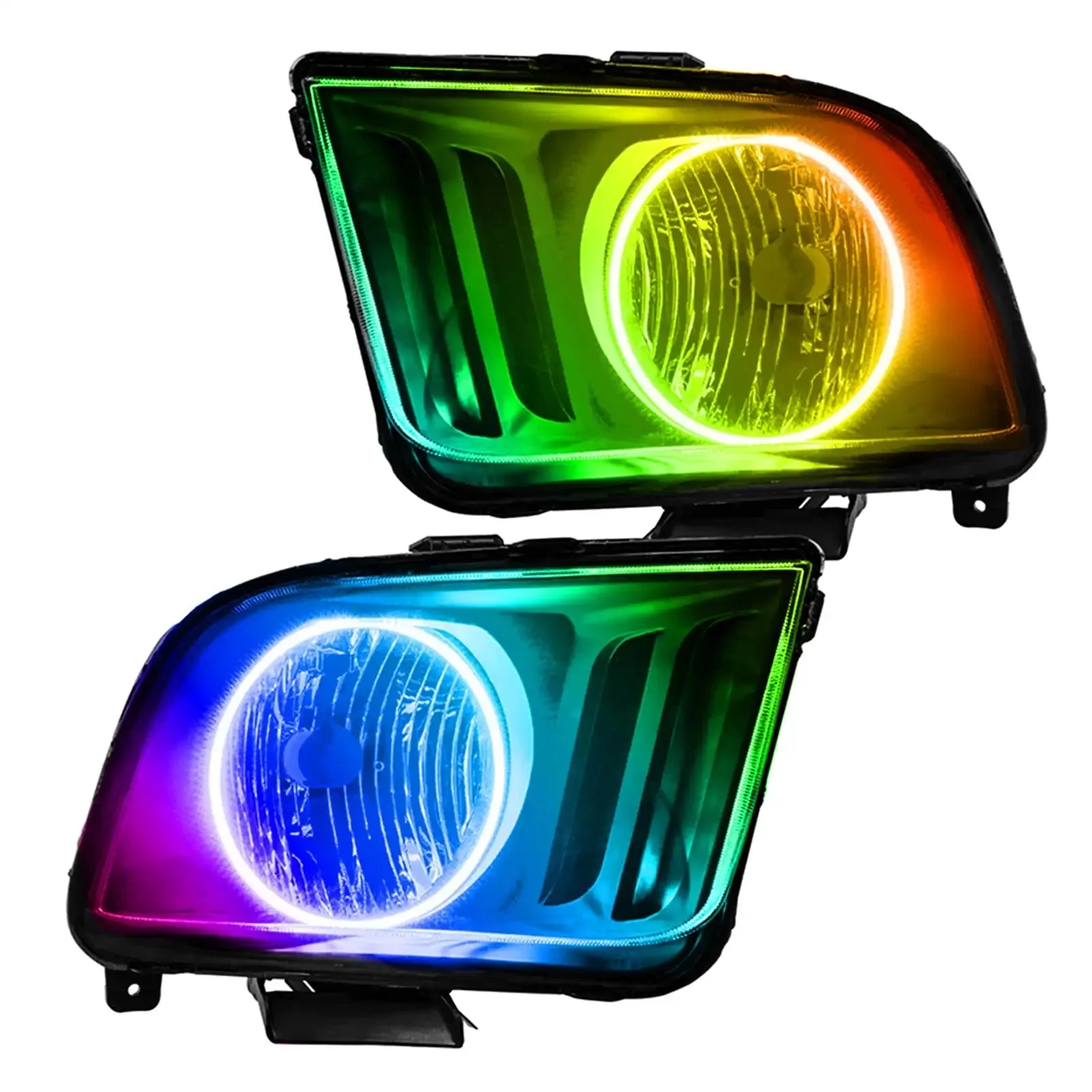 ORACLE Lighting 2005-2009 Ford Mustang LED Headlight Halo Kit - Image 9