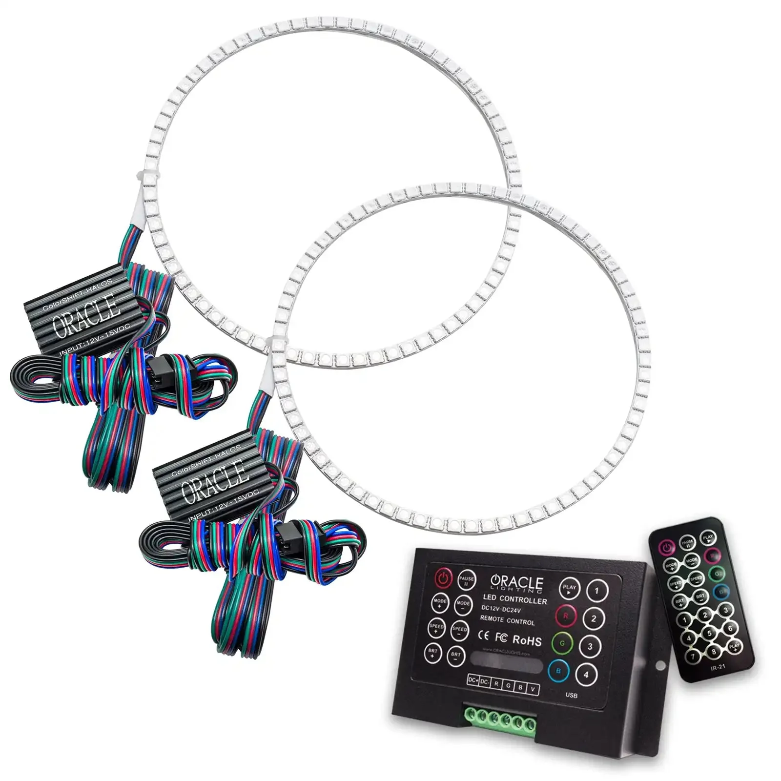 ORACLE Lighting 2005-2010 Hummer H3 LED Headlight Halo Kit - Image 6