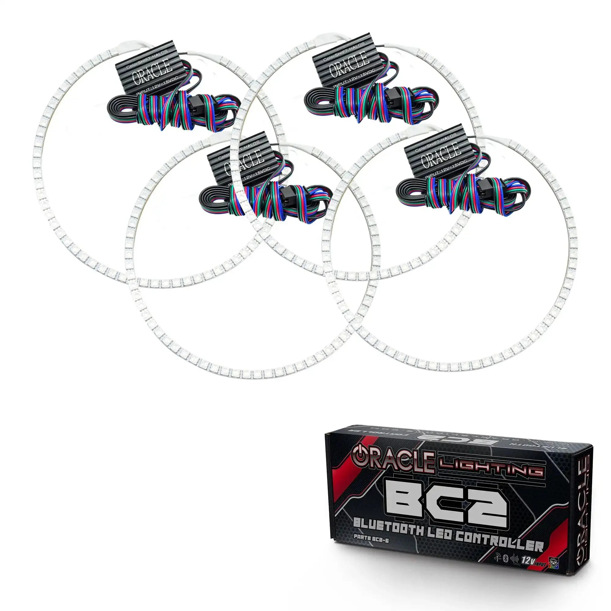 ORACLE Lighting 2005-2010 Jeep Grand Cherokee LED Headlight Halo Kit - Image 7