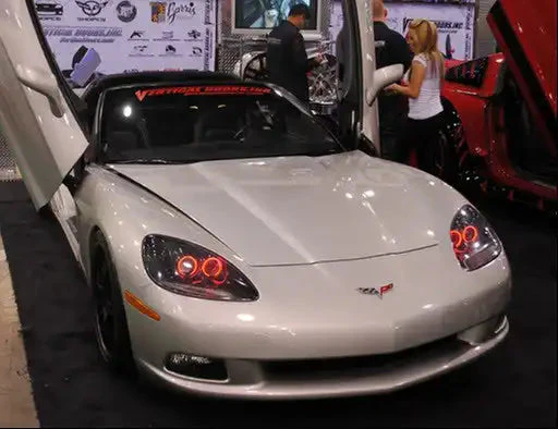ORACLE Lighting 2005-2013 Chevrolet C6 Corvette LED Headlight Halo Kit - Image 5