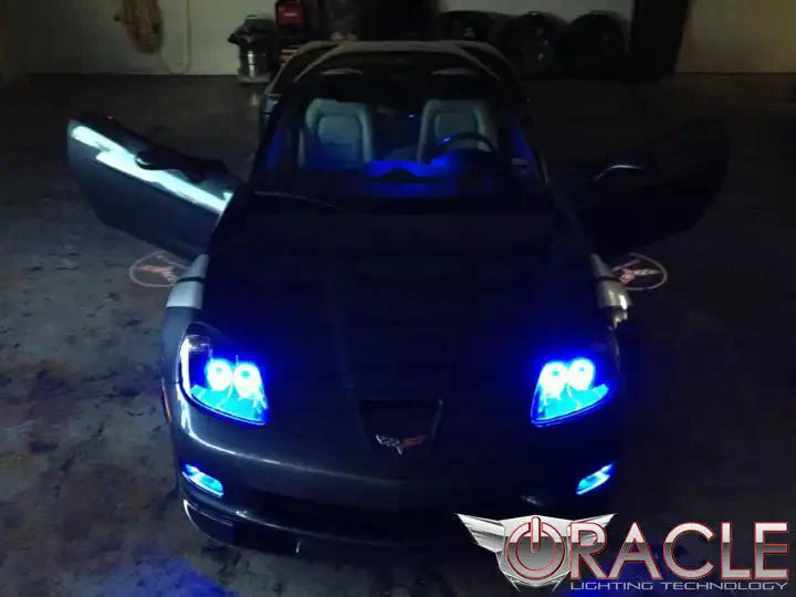 ORACLE Lighting 2005-2013 Chevrolet Corvette C6 LED Fog Light Halo Kit - Image 3