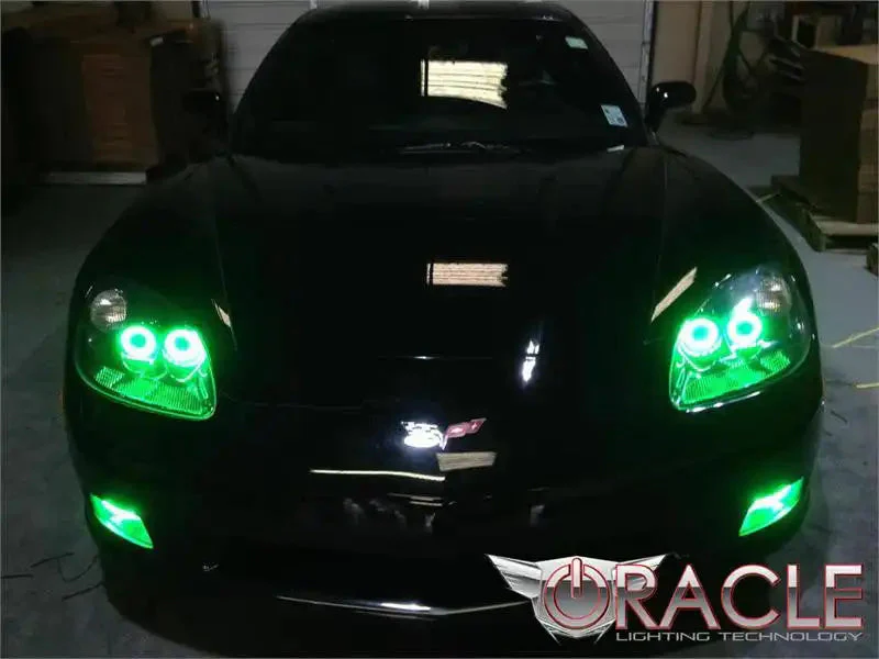 ORACLE Lighting 2005-2013 Chevrolet Corvette C6 LED Fog Light Halo Kit - Image 5