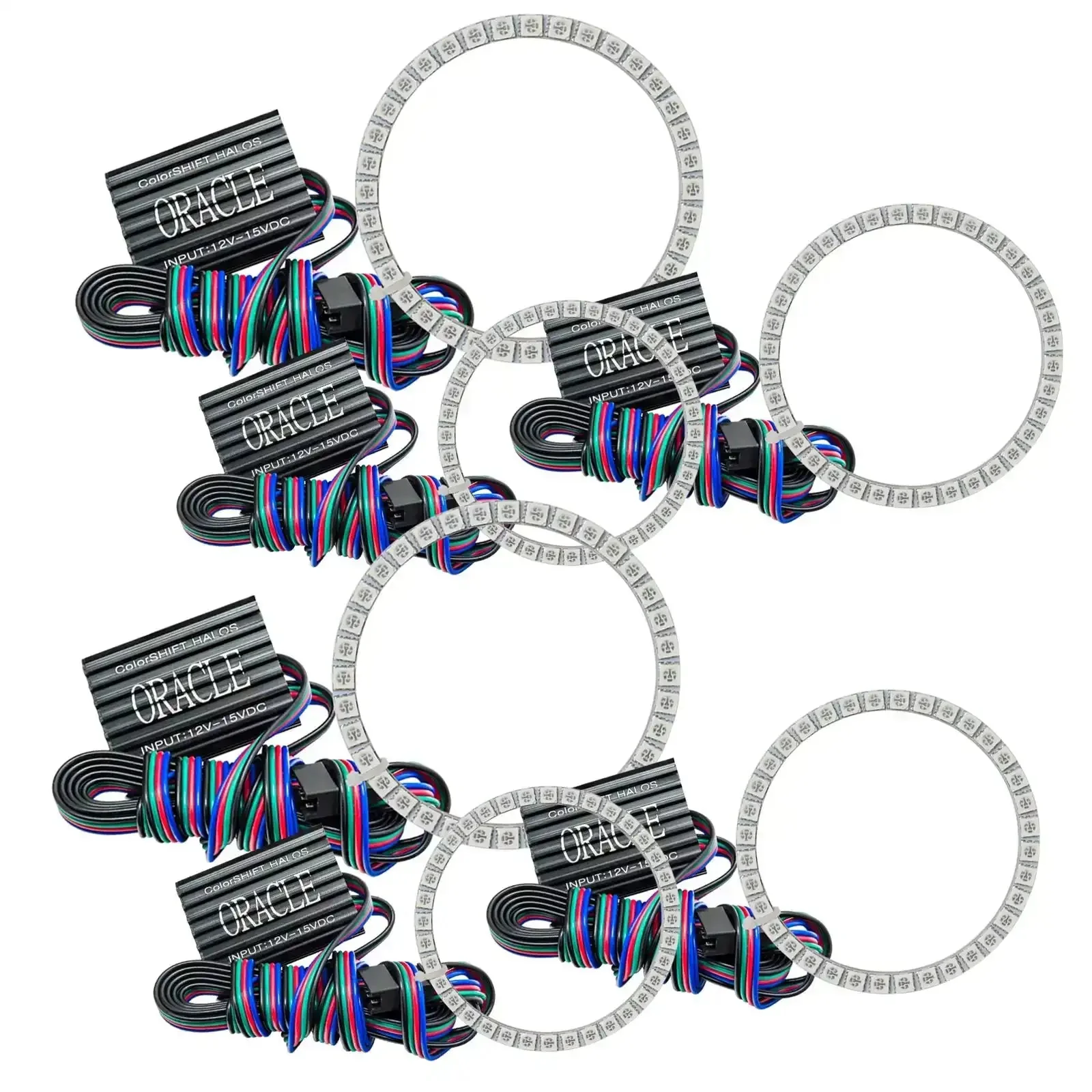 2005-2013 Chevrolet C6 Corvette ORACLE Triple Halo Headlight Kit - Image 16