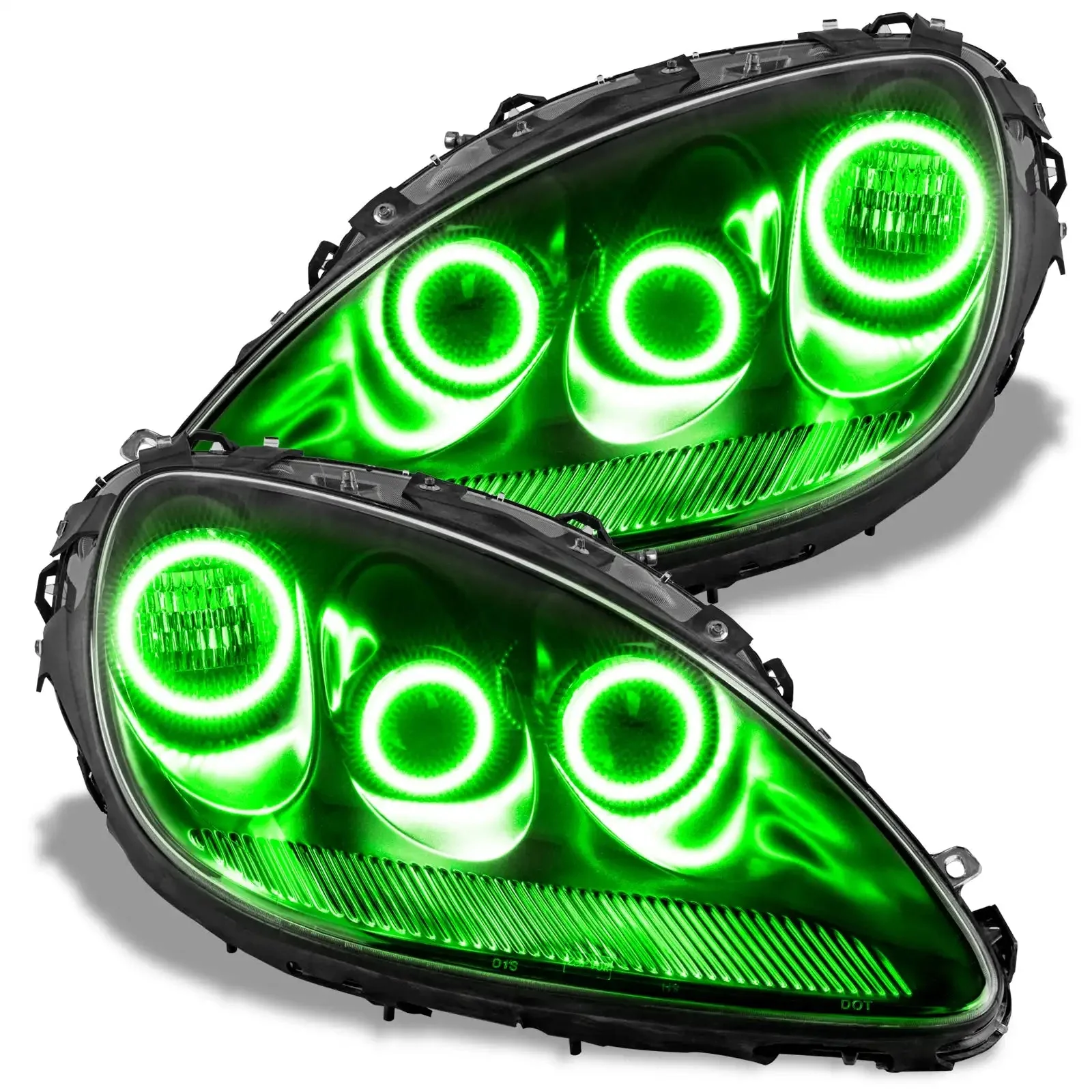 2005-2013 Chevrolet C6 Corvette ORACLE Triple Halo Headlight Kit - Image 5