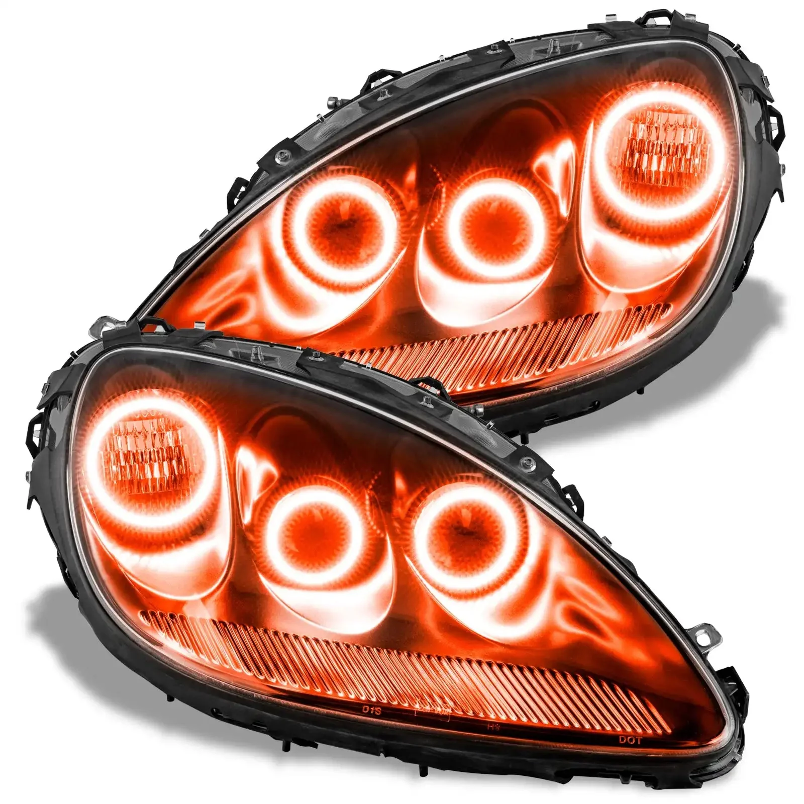 2005-2013 Chevrolet C6 Corvette ORACLE Triple Halo Headlight Kit - Image 6