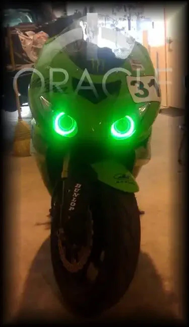 ORACLE Lighting 2006-2010 Kawasaki ZX10R LED Headlight Halo Kit - Image 4