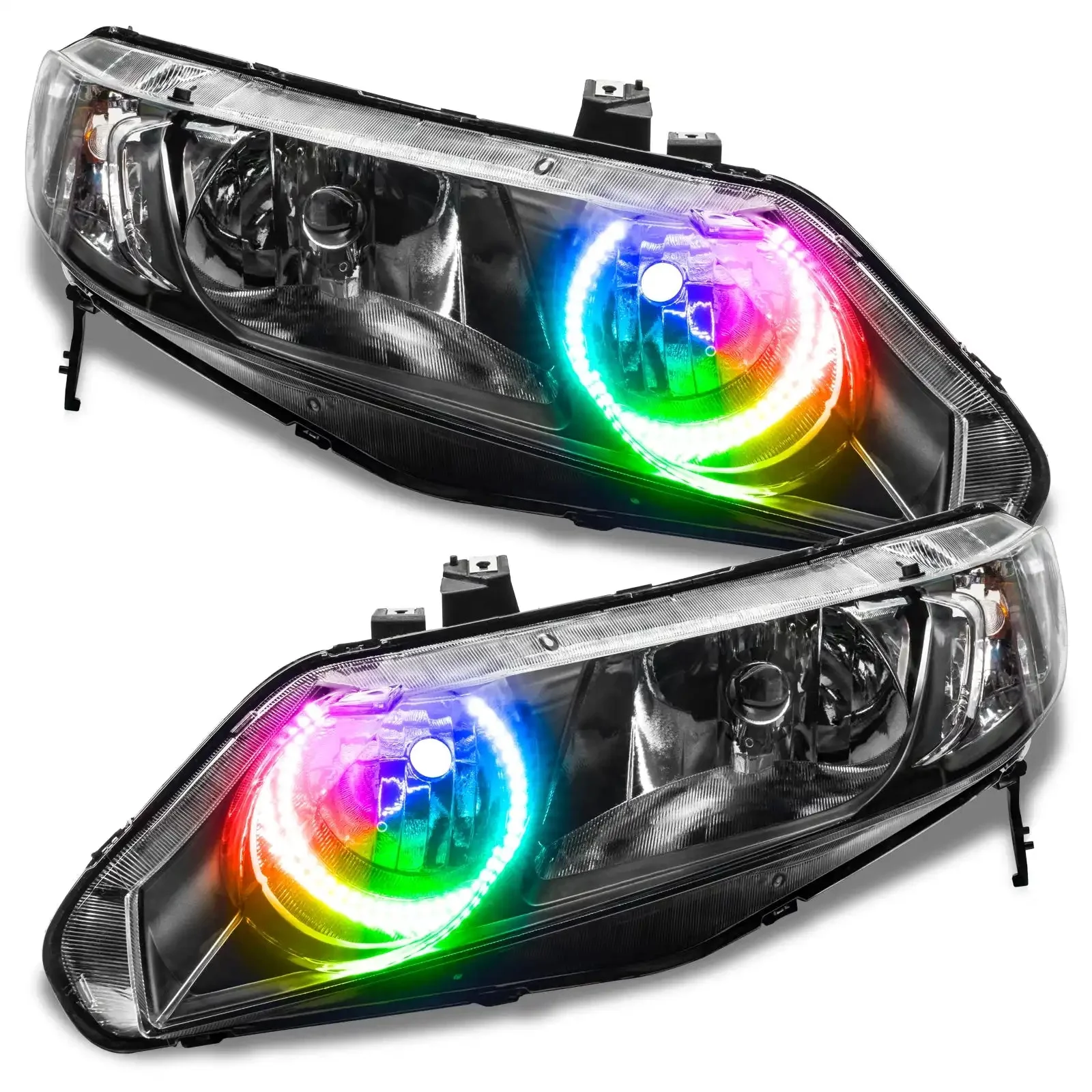 ORACLE Lighting 2006-2011 Honda Civic Sedan 4DR LED Headlight Halo Kit - Image 11