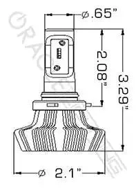 ORACLE Lighting H10 - 4,000+ Lumen LED Light Bulb Conversion Kit (Fog Light) - Image 5