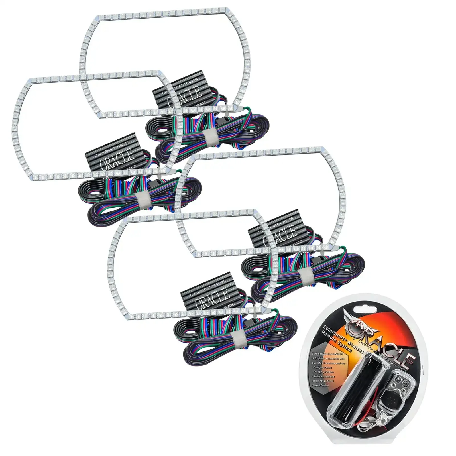 ORACLE Lighting 2007-2013 Chevrolet Silverado LED Headlight Halo Kit - Square Style - Image 4