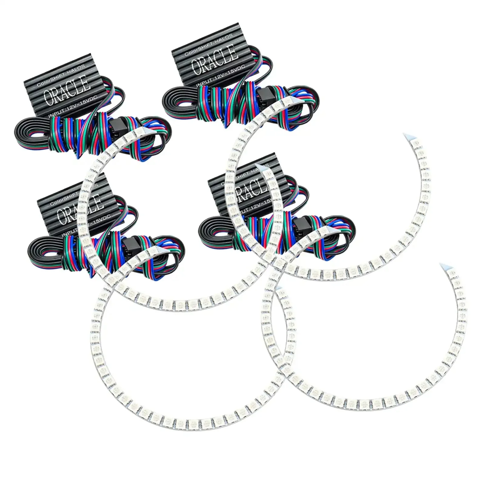 ORACLE Lighting 2007-2013 GMC Sierra LED Headlight Halo Kit (Round Style) - Image 11