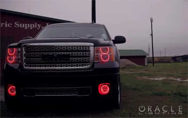 ORACLE Lighting 2007-2013 GMC Sierra LED Headlight Halo Kit (Round Style) - Image 6