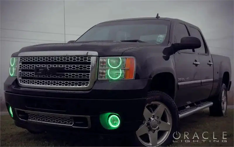 ORACLE Lighting 2007-2013 GMC Sierra LED Headlight Halo Kit (Round Style) - Image 9