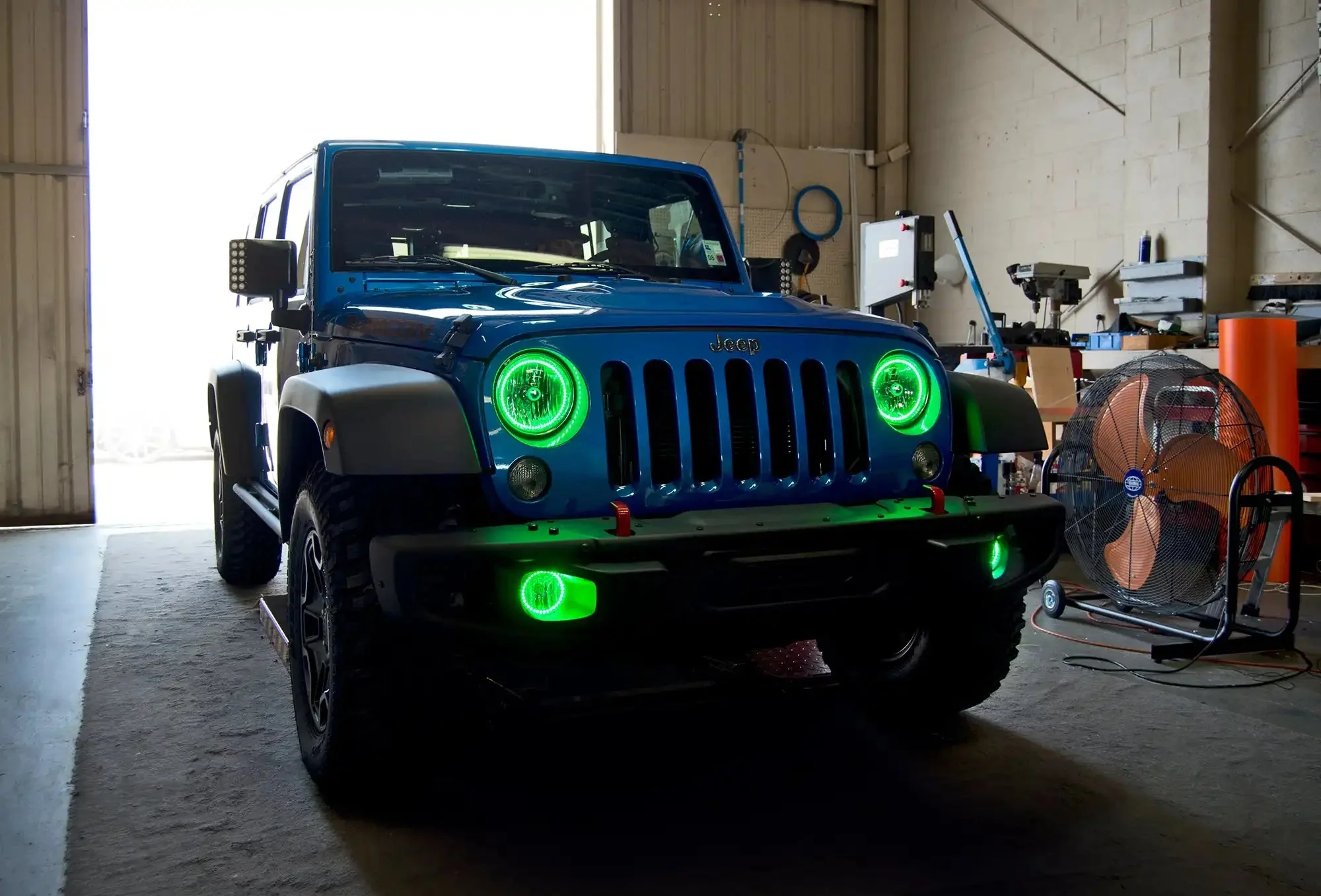 ORACLE Lighting 2007-2017 Jeep Wrangler JK LED Fog Light Halo Kit - Image 5