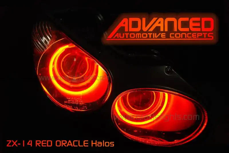 ORACLE Lighting 2007-2015 Kawasaki ZX-14R LED Headlight Halo Kit - Image 4