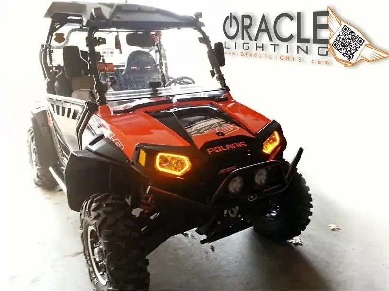 ORACLE Lighting 2009-2016 Polaris RZR LED Headlight Halo Kit - Image 5