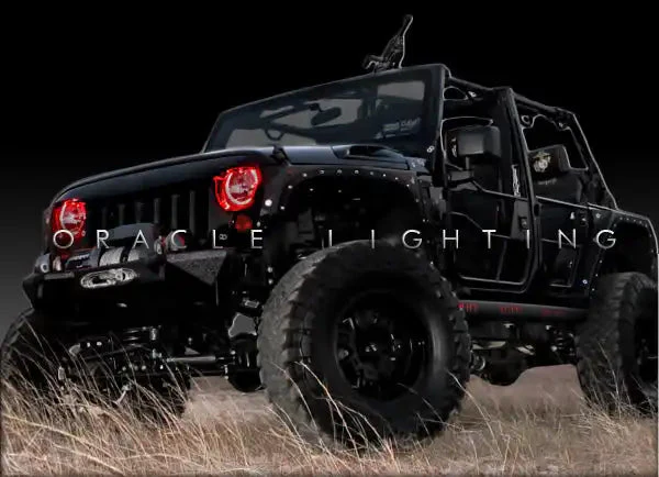 ORACLE Lighting 2007-2017 Jeep Wrangler JK LED Headlight Halo Kit - Image 3