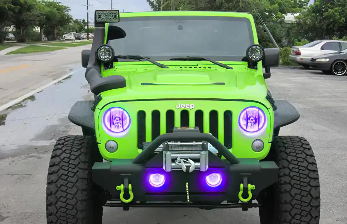 ORACLE Lighting 2007-2017 Jeep Wrangler JK LED Headlight Halo Kit - Image 41