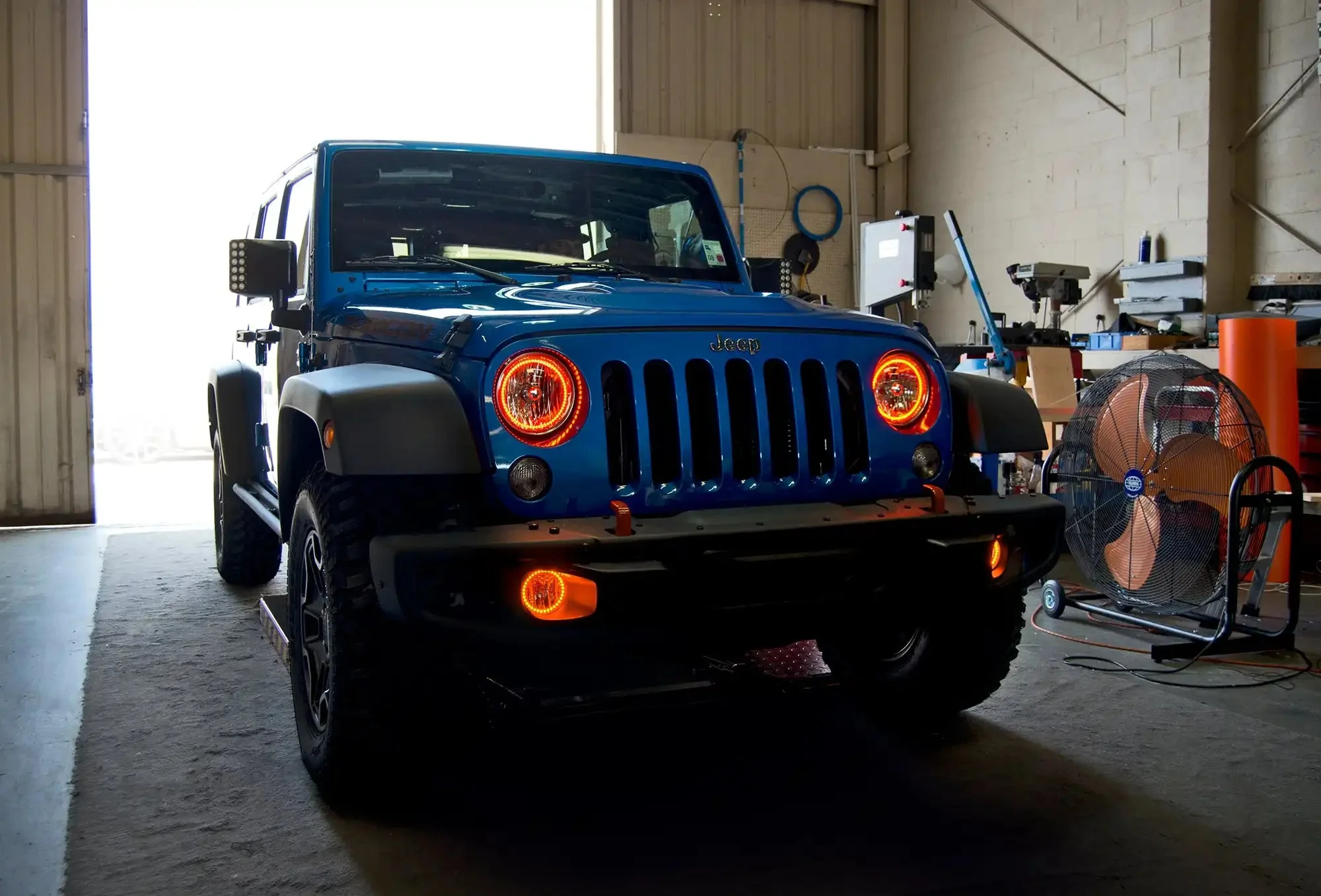 ORACLE Lighting 2007-2018 Jeep Wrangler JK LED Surface Mount Fog Light Halo Kit - Image 20