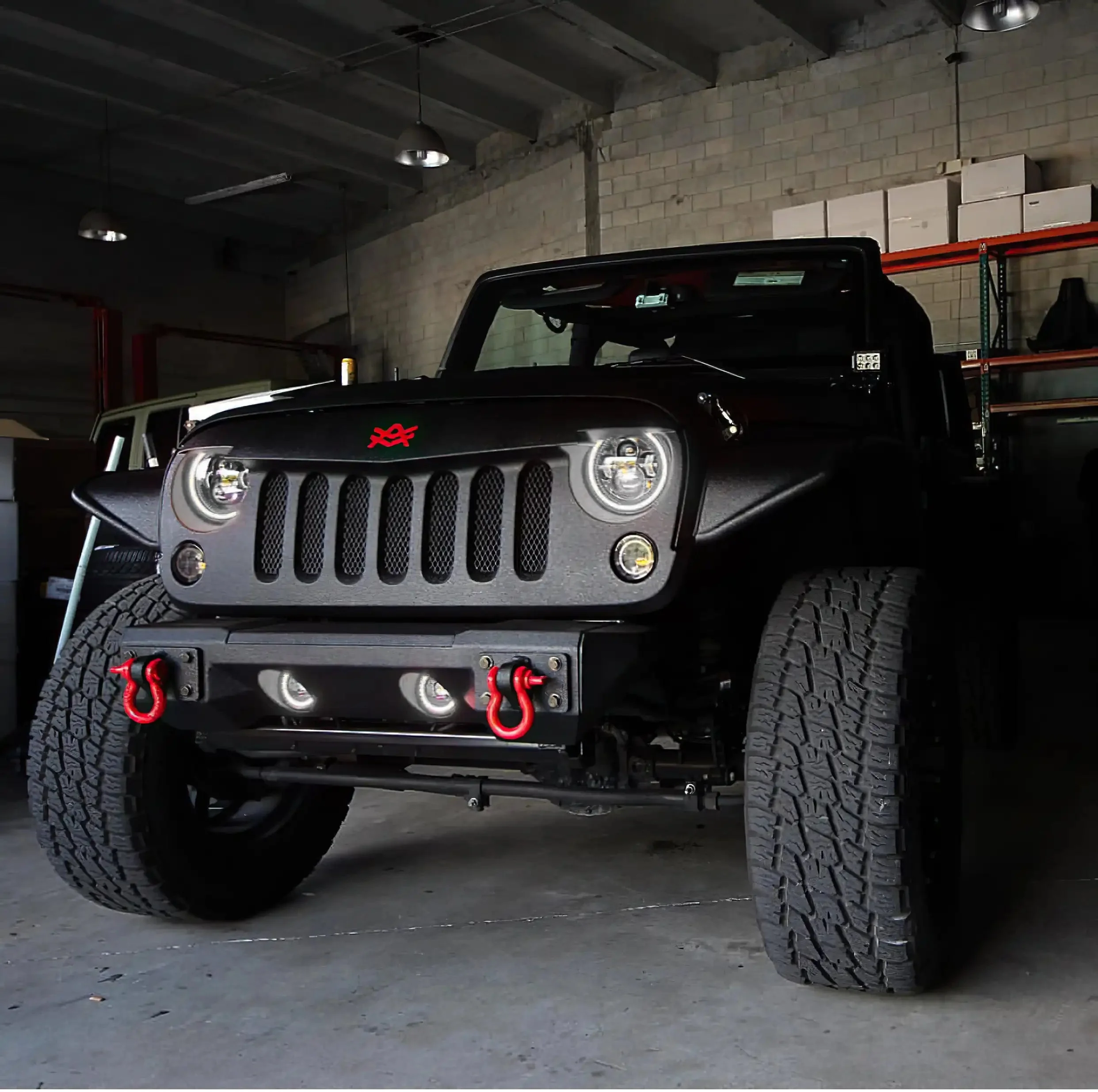 ORACLE Lighting 2007-2018 Jeep Wrangler JK LED Surface Mount Fog Light Halo Kit - Image 8