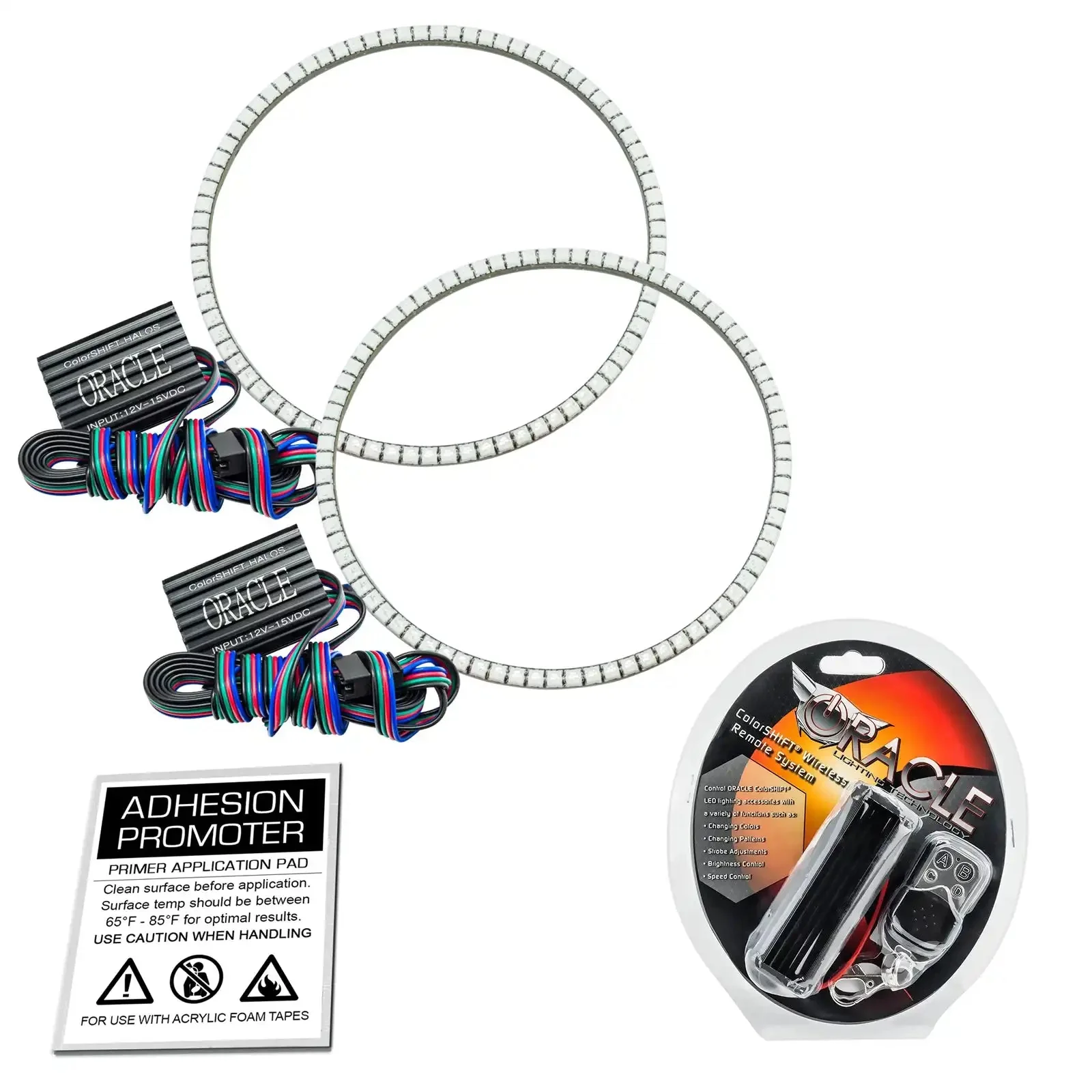 ORACLE Lighting 2007-2017 Jeep Wrangler JK LED Surface Mount Headlight Halo Kit - Image 5