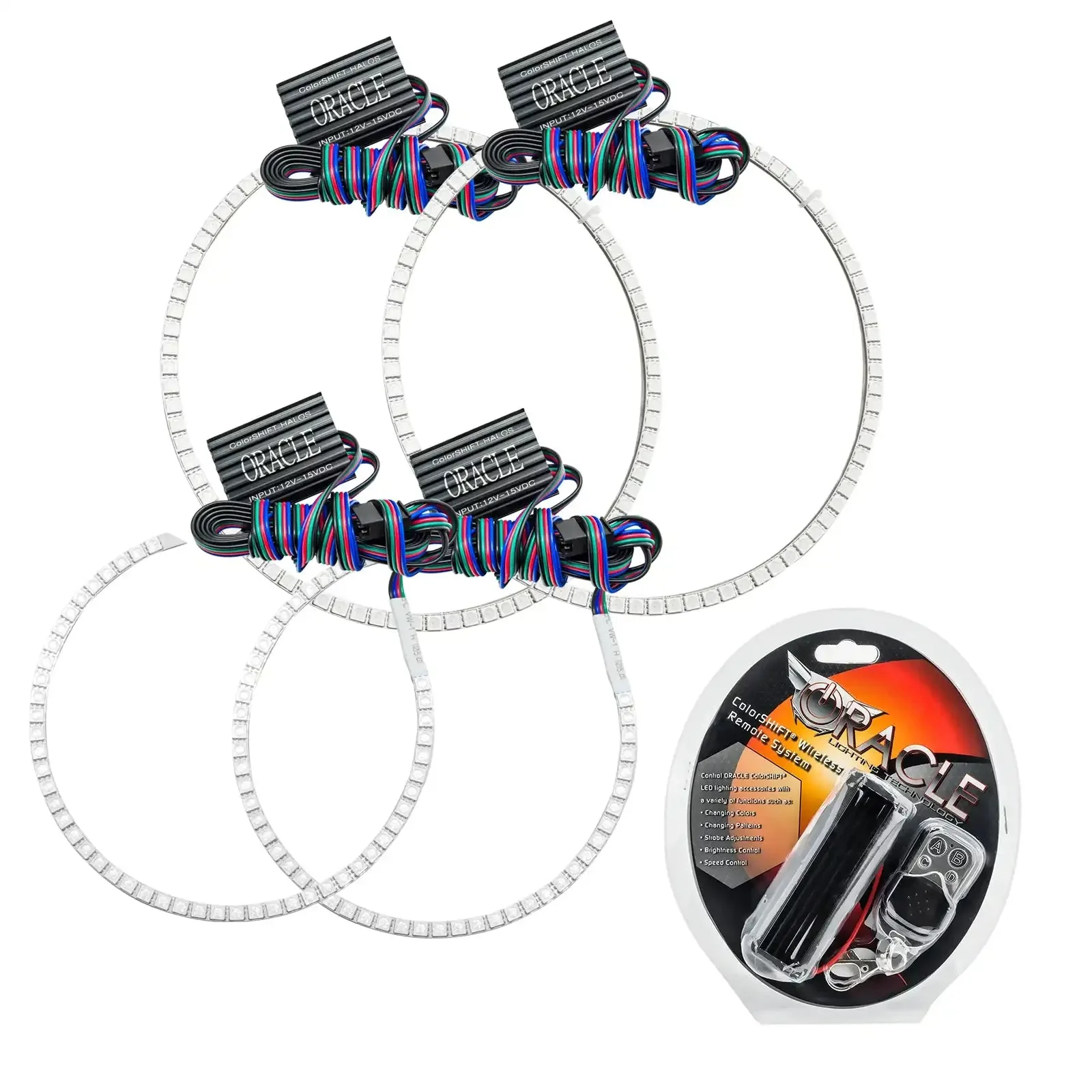 ORACLE Lighting 2008-2010 Jeep Grand Cherokee LED Headlight Halo Kit - Image 5