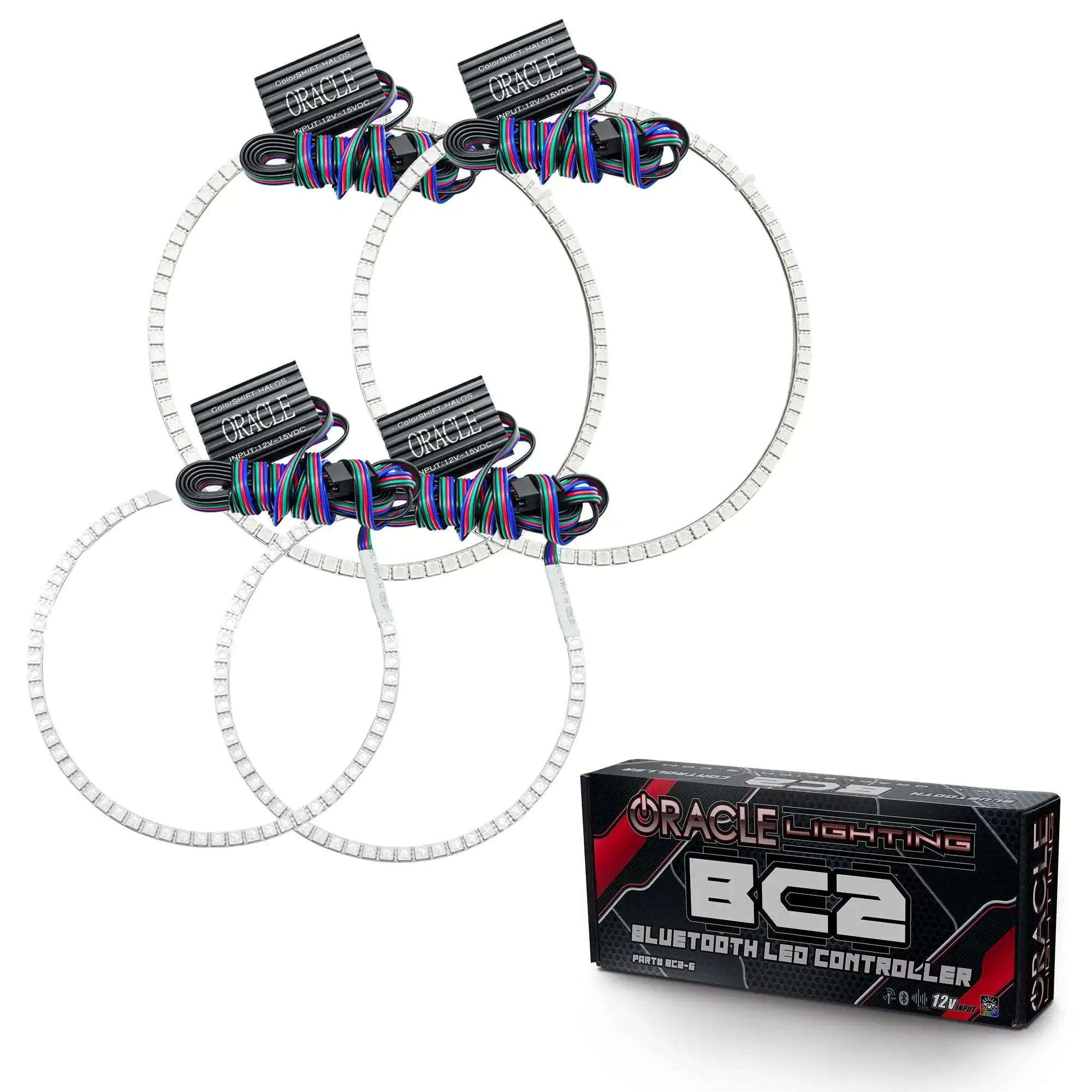 ORACLE Lighting 2008-2010 Jeep Grand Cherokee LED Headlight Halo Kit - Image 7