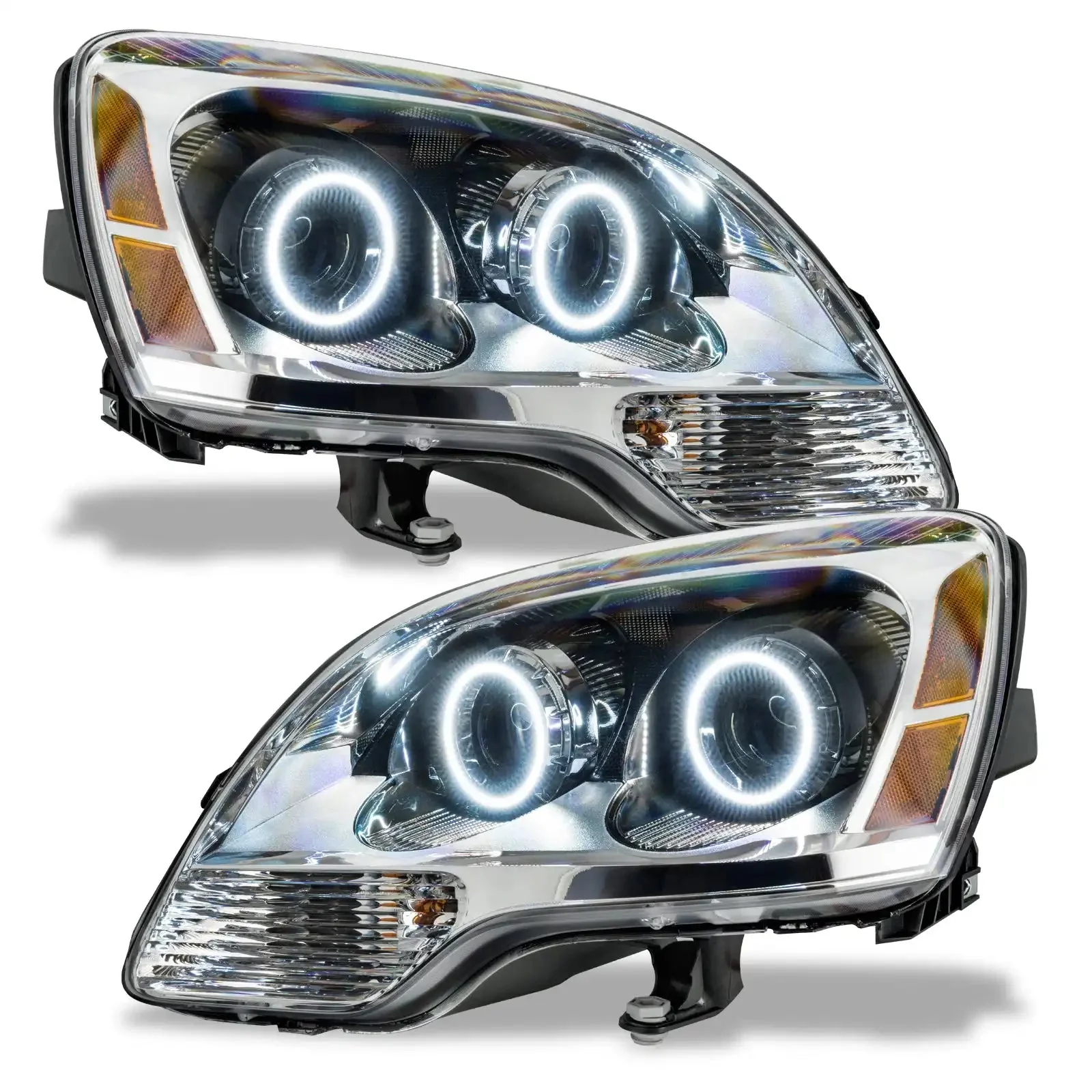 ORACLE Lighting 2008-2012 GMC Acadia Pre-Assembled Halo Headlights - 2nd Design - Halogen - Image 6