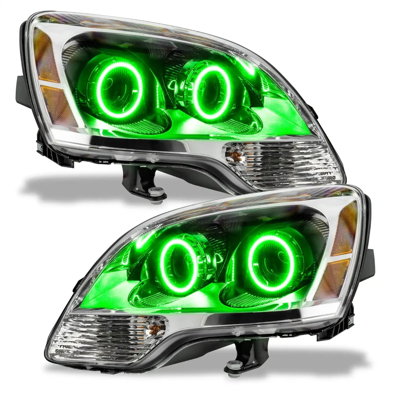 ORACLE Lighting 2008-2012 GMC Acadia Pre-Assembled Halo Headlights - 2nd Design - Halogen - Image 9