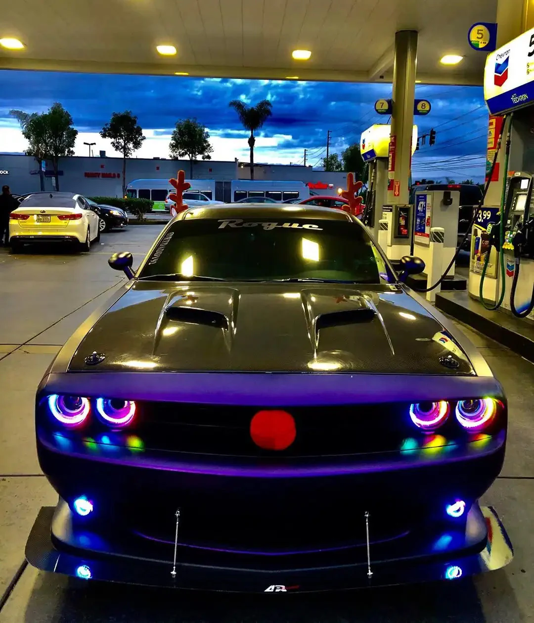 ORACLE Lighting 2008-2014 Dodge Challenger Dynamic ColorSHIFT Headlight Halo Kit - Standard Mount - Image 7