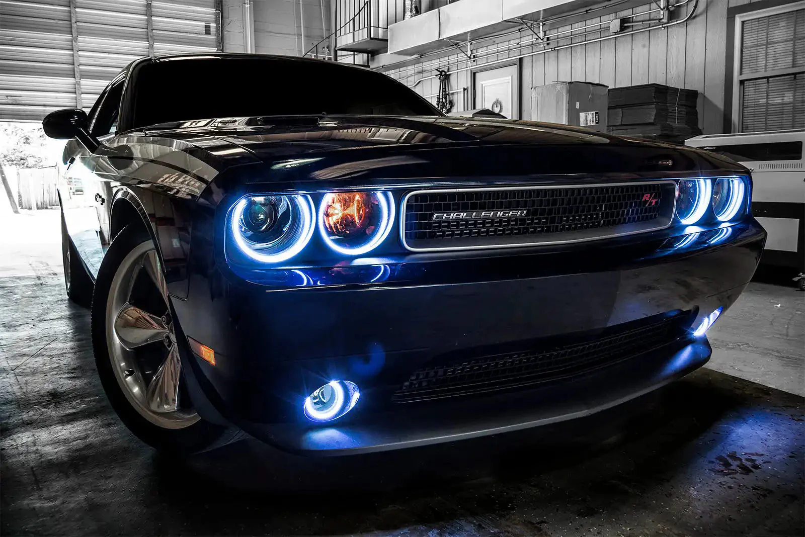 ORACLE Lighting 2008-2014 Dodge Challenger LED Fog Light Halo Kit - Standard Mount - Image 12