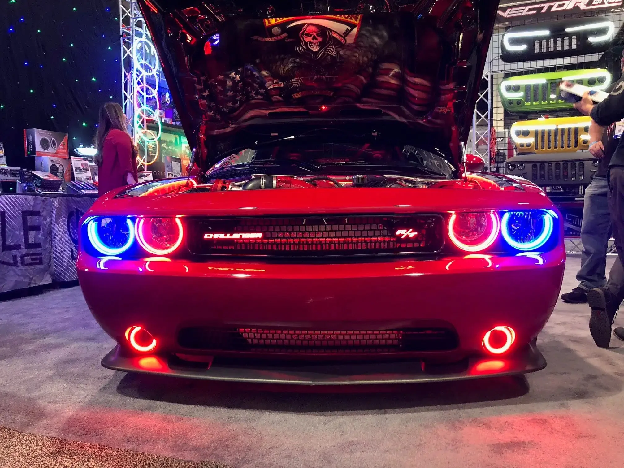 ORACLE Lighting 2008-2014 Dodge Challenger LED Fog Light Halo Kit - Standard Mount - Image 7