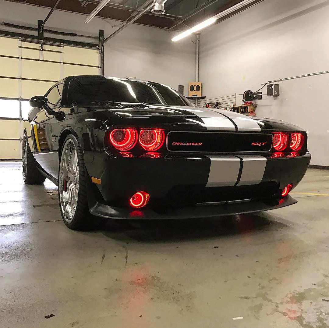 ORACLE Lighting 2008-2014 Dodge Challenger LED Headlight Halo Kit - Standard Mount - Image 21