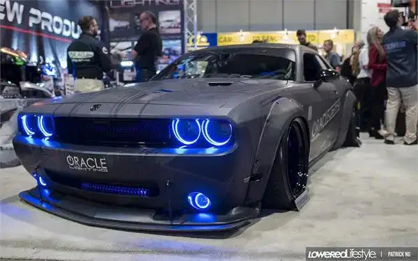 ORACLE Lighting 2008-2014 Dodge Challenger LED Fog Light Halo Kit - Surface Mount - Image 5
