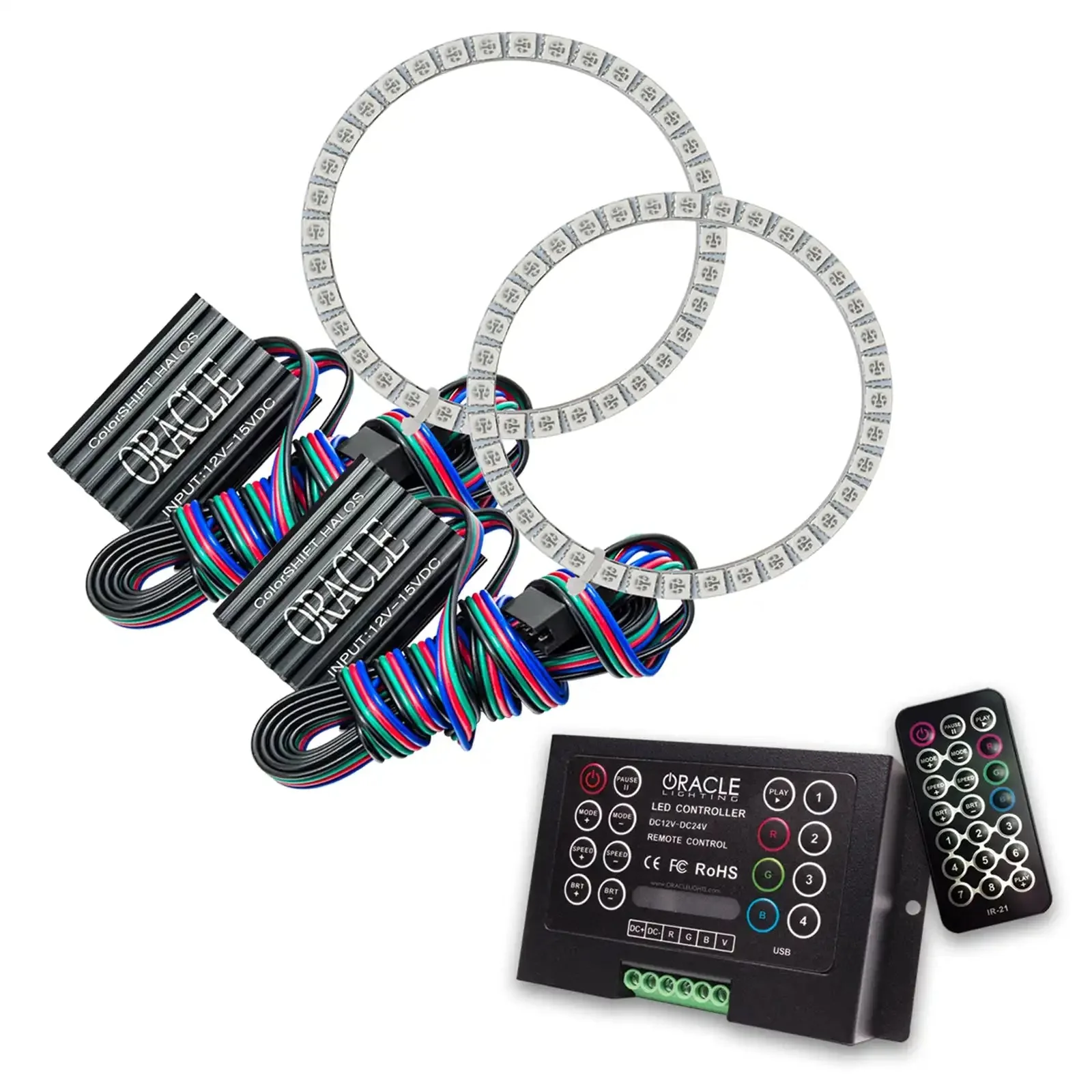 ORACLE Lighting 2009-2012 Ford Flex LED Headlight Halo Kit - Image 21